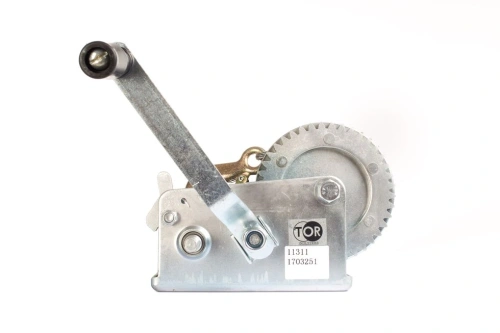 Лебедка ручная барабанная с тросом 1000кг  10м оцинкованная TOR FD по ценам производителя в Казани с доставкой по всей России