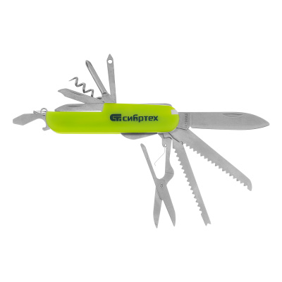 Нож многофункциональный, компактный размер, 15 функций, 90 мм Сибртех купить в Москве с доставкой по всей России | ProtosMarket.ru