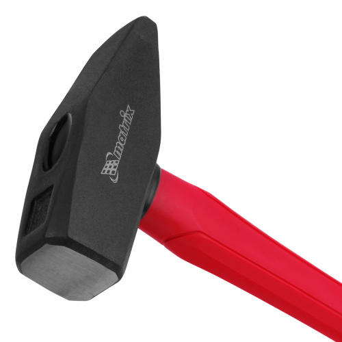 Молоток слесарный optimal, 1500 г, фибергласовая обрезиненная рукоятка, квадратный боек Matrix купить в Москве с доставкой по всей России | ProtosMarket.ru