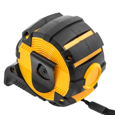 Рулетка 5м х 32мм, автоматич. фиксац., нейлон. покрытие, магнит. зацеп, двухстор. разметка Denzel купить в Москве с доставкой по всей России | ProtosMarket.ru