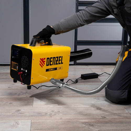 Дизельная тепловая портативная пушка  Flame-5, 5кВт, 300м3/ч, непр.наг., циф. терм. Denzel по ценам производителя в Казани с доставкой по всей России
