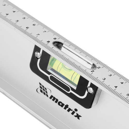 Уровень алюминиевый "Рельс", 1000 мм, 3 глазка (1 поворотный) Matrix по ценам производителя в Казани с доставкой по всей России