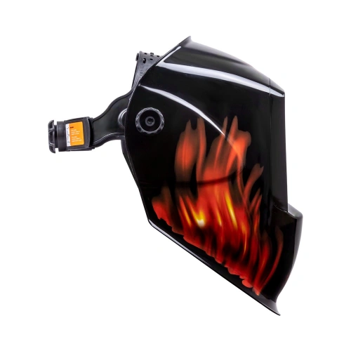 Маска сварщика КОРУНД-2 "пламя" (ф-р 7100V) без коробки купить в Москве с доставкой по всей России | ProtosMarket.ru