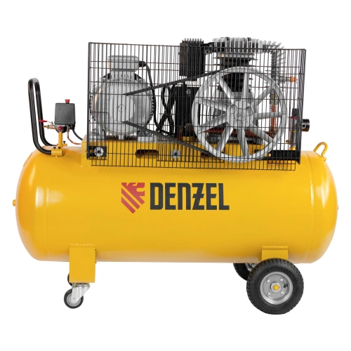 Компрессор воздушный, ременный привод BCI5500-T/200, 5.5 кВт, 200 литров, 850 л/мин Denzel по ценам производителя в Казани с доставкой по всей России