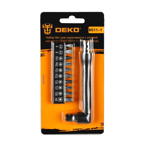 Набор бит с L-образным ключом DEKO BS11-1 (11 предметов) купить в Москве с доставкой по всей России | ProtosMarket.ru