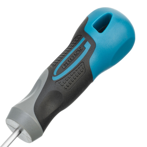 Отвертка PZ0 x 75 мм, S2, трехкомпонентная ручка Gross по ценам производителя в Казани с доставкой по всей России