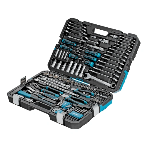 Набор инструментов, 1/4", 1/2", CrV, 120 зубьев, 115 предметов Gross купить в Москве с доставкой по всей России | ProtosMarket.ru