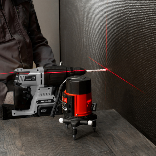 Лазерный уровень CRX-30R, 30 м, красный луч, батарейки, резьба 5/8" MTX купить в Москве с доставкой по всей России | ProtosMarket.ru