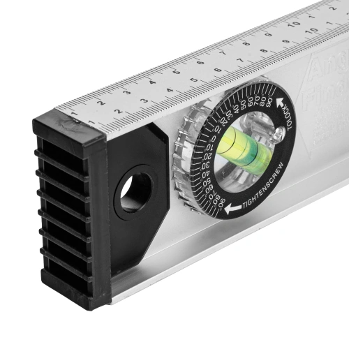 Уровень алюминиевый "Рельс", 400 мм, 3 глазка (1 поворотный) Matrix купить в Москве с доставкой по всей России | ProtosMarket.ru