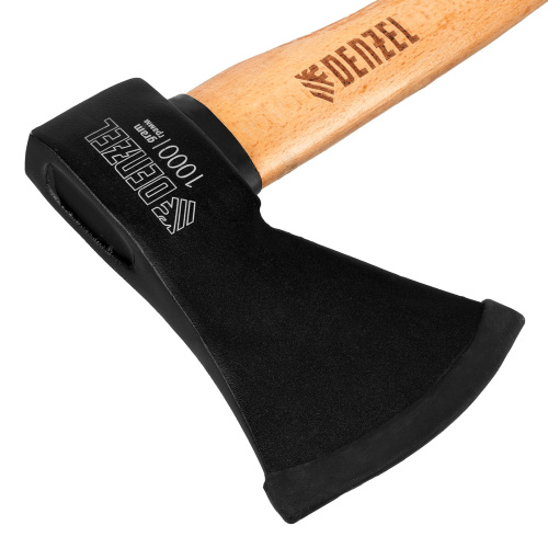Топор, 1000 г, кованый, буковое топорище Denzel купить в Москве с доставкой по всей России | ProtosMarket.ru