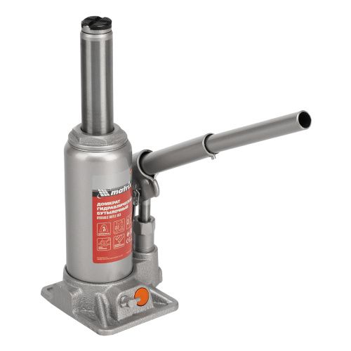 Домкрат гидравлический бутылочный, 3 т, h подъема 178-343 мм Matrix купить в Москве с доставкой по всей России | ProtosMarket.ru