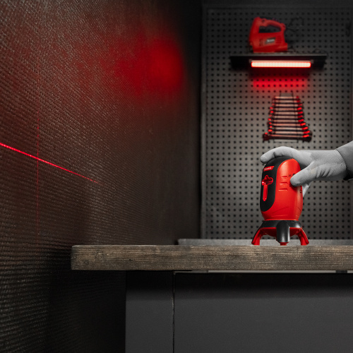 Лазерный уровень ML01T, дальность 10 м, точность ± 0,5 мм, / 1 м, длина волны 650 нм, проекция 1 вертикальная 1 горизонтальная плоскость, резьба под штатив 5/8" Matrix купить в Москве с доставкой по всей России | ProtosMarket.ru