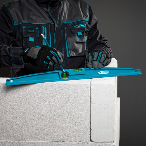 Уровень литой, 600 мм, 2 глазка Gross купить в Москве с доставкой по всей России | ProtosMarket.ru