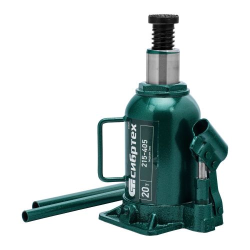 Домкрат гидравлический бутылочный, 20 т, 215-405 мм Сибртех купить в Москве с доставкой по всей России | ProtosMarket.ru