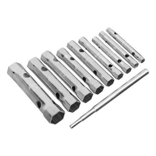 Набор ключей трубчатых торцевых, 6 - 22 мм, вороток, оцинкованные, 9 шт. Sparta купить в Москве с доставкой по всей России | ProtosMarket.ru