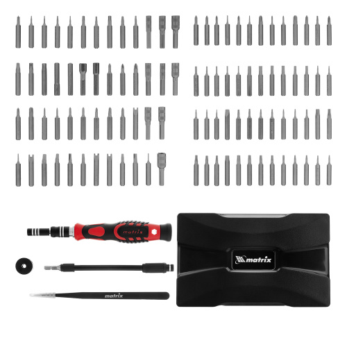 Набор для точных работ 107 в 1, универсальный, сталь CrV Matrix по ценам производителя в Казани с доставкой по всей России