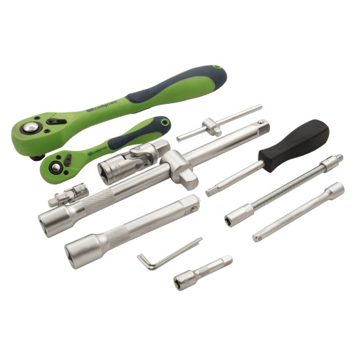 Набор инструментов 94 предмета, CrV, 1/2", 1/4" Сибртех купить в Москве с доставкой по всей России | ProtosMarket.ru