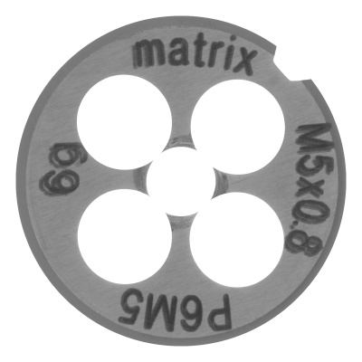 Плашка М5 х 0.8 мм, Р6М5 Matrix купить в Москве с доставкой по всей России | ProtosMarket.ru