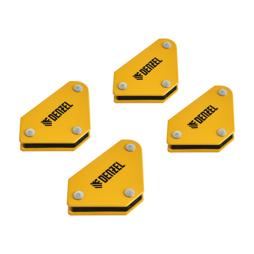 Набор из 4 магнитных фиксаторов для сварочных работ Denzel по ценам производителя в Казани с доставкой по всей России