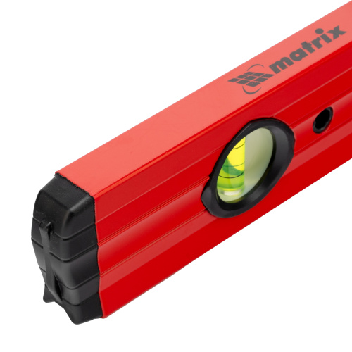 Уровень алюминиевый, 1000 мм, фрезерованный, 3 глазка, две эргономичные ручки Matrix купить в Москве с доставкой по всей России | ProtosMarket.ru