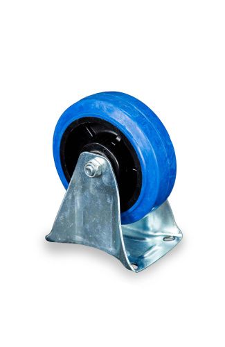 Колесо неповоротное из эластичной резины MW150 150 мм купить в Москве с доставкой по всей России | ProtosMarket.ru