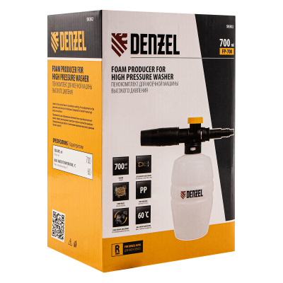 Пенокомплект FP-700, для моечных машин высокого давления, универсальный Denzel купить в Москве с доставкой по всей России | ProtosMarket.ru
