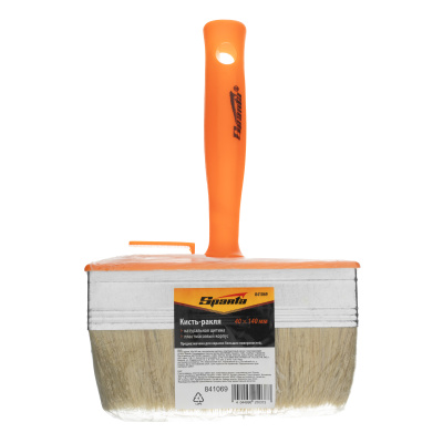 Кисть-ракля, 40х140 мм, натуральная щетина, пластмассовый корпус, пластмассовая ручка Sparta купить в Москве с доставкой по всей России | ProtosMarket.ru