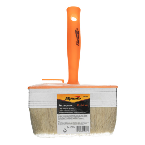 Кисть-ракля, 40х140 мм, натуральная щетина, пластмассовый корпус, пластмассовая ручка Sparta купить в Москве с доставкой по всей России | ProtosMarket.ru