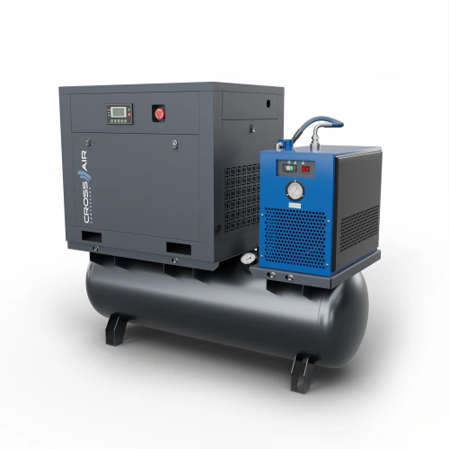 Винтовой компрессор с осушителем CrossAir CA11-10RA-500DRY купить в Москве с доставкой по всей России | ProtosMarket.ru