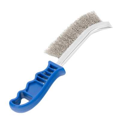 Щетка зачистная, металлическая с пластмассовой ручкой, нержавеющая проволока Барс по ценам производителя в Казани с доставкой по всей России