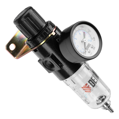 Фильтр-регулятор FR1500, 10 бар, 1500 л/мин, 1/4" Denzel по ценам производителя в Казани с доставкой по всей России