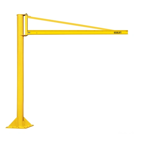 Кран консольный поворотный на колонне гп 500кг стрела 4м высота 4м, ручной, КБК профиль купить в Москве с доставкой по всей России | ProtosMarket.ru