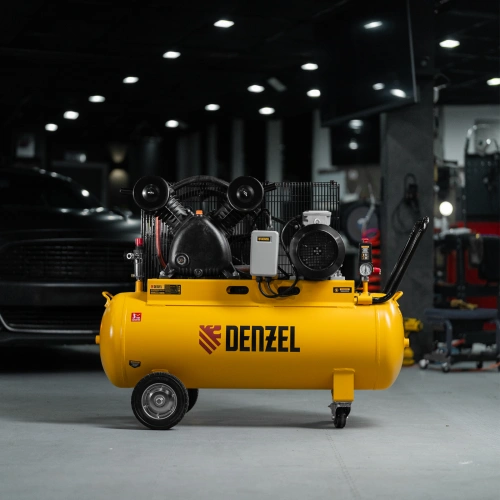 Компрессор воздушный рем. привод BCV 4000-T/100, 4,0 кВт, 100 литров, 690 л/мин Denzel по ценам производителя в Казани с доставкой по всей России