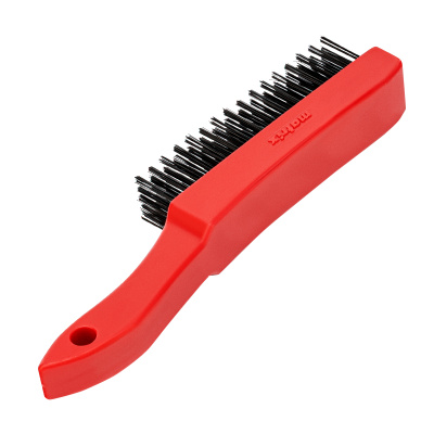 Щетка зачистная пятирядная, закаленная прямая проволока с пластиковой ручкой Matrix по ценам производителя в Казани с доставкой по всей России