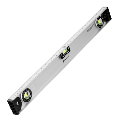 Уровень алюминиевый "Рельс", 600 мм, 3 глазка (1 поворотный) Matrix по ценам производителя в Казани с доставкой по всей России