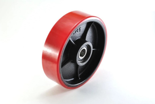 Колесо полиуретан 64х70 мм с подшипником для тележек гидравлических RHP/CW купить в Москве с доставкой по всей России | ProtosMarket.ru