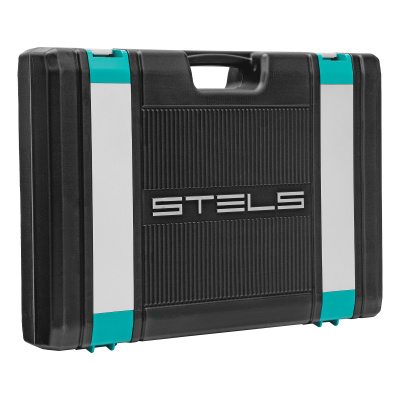 Набор инструментов, 1/2",3/8", 1/4", CrV, пластиковый кейс 142 предмета Stels купить в Москве с доставкой по всей России | ProtosMarket.ru