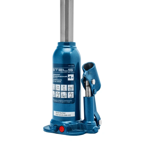 Домкрат гидравлический бутылочный, 4 т, h подъема 188-363 мм, в пластиковом кейсе Stels купить в Москве с доставкой по всей России | ProtosMarket.ru