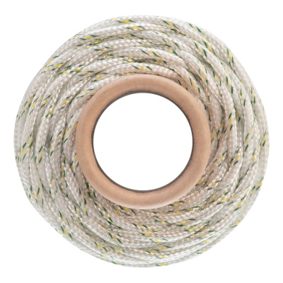 Фал плетеный капроновый с сердечником, 6 мм, L 100 м, 16-прядный, Сибртех купить в Москве с доставкой по всей России | ProtosMarket.ru