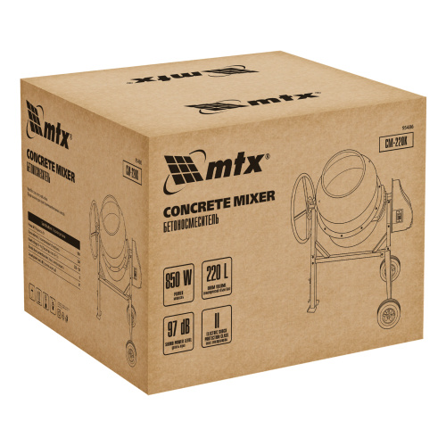 Бетоносмеситель СМ-220К, 220 л, мощность 850 Вт МТХ купить в Москве с доставкой по всей России | ProtosMarket.ru