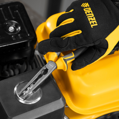 Длинногубцы прямые 205 мм, трехкомпонентные рукоятки Denzel купить в Москве с доставкой по всей России | ProtosMarket.ru