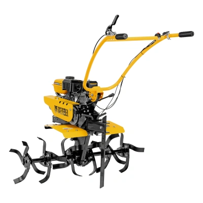 Мотоблок DPT-270SB, 7 л.с., ремен.сцеп, фрез 3х4, ШОМ, без колес, передачи 2В/1Н Denzel по ценам производителя в Казани с доставкой по всей России