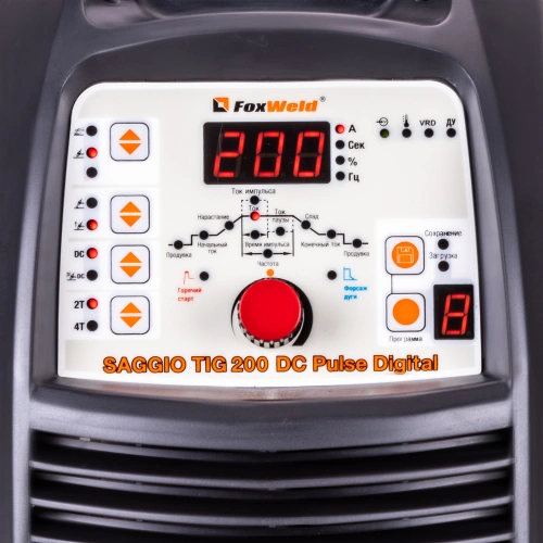 Аппарат аргонодуговой сварки SAGGIO TIG 200 DC Pulse Digital (пр-во FoxWeld/КНР) по ценам производителя в Казани с доставкой по всей России