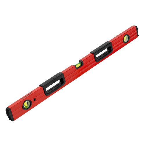 Уровень алюминиевый, 800 мм, фрезерованный, 3 глазка, две эргономичные ручки Matrix купить в Москве с доставкой по всей России | ProtosMarket.ru