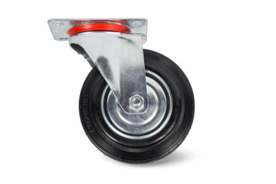 Колесо поворотное резина SC 63 160 мм (F) купить в Москве с доставкой по всей России | ProtosMarket.ru