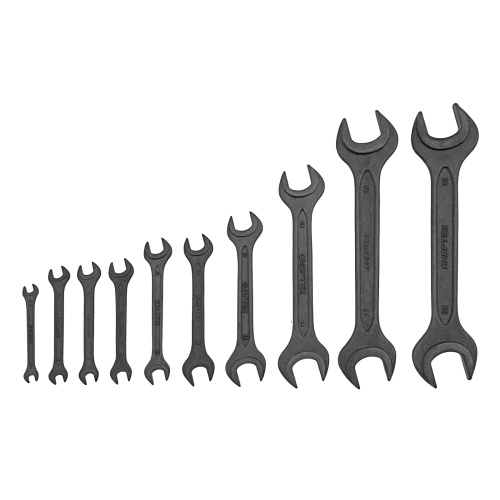 Набор ключей рожковых, 6 - 32 мм, 10 шт., CrV, фосфатированные Сибртех купить в Москве с доставкой по всей России | ProtosMarket.ru