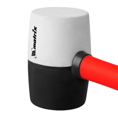 Киянка резиновая, 450 г, черно-белая резина, фибергласовая рукоятка Matrix купить в Москве с доставкой по всей России | ProtosMarket.ru