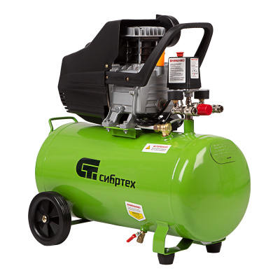 Компрессор воздушный КК-1500/50, 1.5 кВт, 198 л/мин, 50 л, прямой привод, масляный Сибртех купить в Москве с доставкой по всей России | ProtosMarket.ru