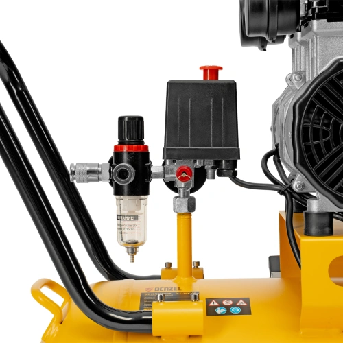 Компрессор безмасляный, малошумный DLS 3300/100, 3300 Вт,3x1100, 100 л, 570 л/мин ,блок управления Denzel купить в Москве с доставкой по всей России | ProtosMarket.ru