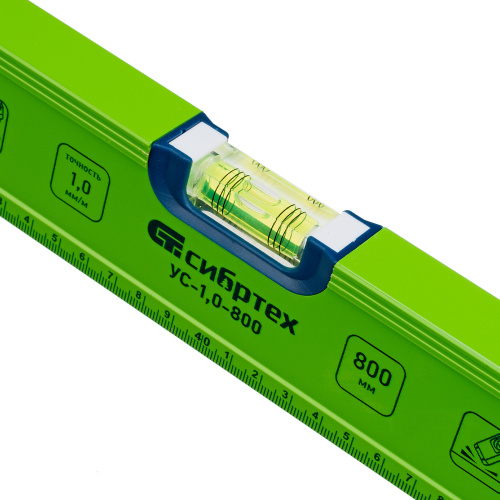 Уровень алюминиевый УС-1, 0-800, фрезерованный, 3 глазка, рукоятки, 800 мм Сибртех по ценам производителя в Казани с доставкой по всей России